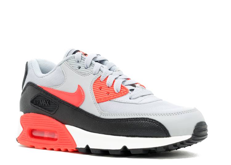 ナイキ NIKE マックス 灰色 グレー エアマックス スニーカー レディース 【 NIKE WMNS 90 ESSENTIAL WOLF GREY INFRAREDBLACKWHITE 】