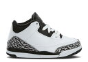 【 AIR JORDAN JORDAN 3 RETRO TD 'INFRARED CEMENT' / WHITE BLACK-WOLF GREY-INFRARED 23 】 ナイキ 白色 ホワイト エアジョーダン ベビー