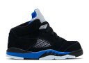 【 AIR JORDAN AIR JORDAN 5 RETRO TD 'RACER BLUE' / BLACK RACER BLUE REFLECT SILVER 】 ナイキ 黒色 ブラック 青色 ブルー 銀色 シルバー エアジョーダン ベビー