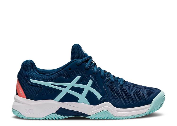 アシックス ASICS 藍色 インディゴ 青色 ブルー 'LIGHT BLUE' ジュニア キッズ 【 ASICS GEL RESOLUTION 8 GS INDIGO CLEAR LIGHT BLUE 】