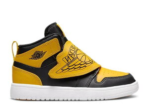 【 AIR JORDAN SKY JORDAN 1 PS 'BLACK UNIVERSITY GOLD' / BLACK UNIVERSITY GOLD WHITE 】 ナイキ スカイ 黒色 ブラック ゴールド 白色 ホワイト エアジョーダン ジュニア キッズ ベビー マタニティ スニーカー