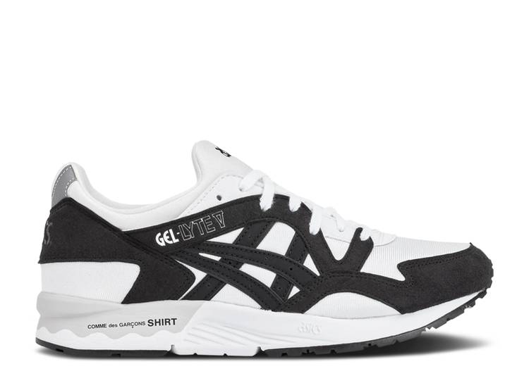 アシックス ASICS 白色 ホワイト 黒色 ブラック GARçONS 'WHITE' スニーカー メンズ 【 ASICS COMME DES SHIRT X GEL LYTE 5 WHITE BLACK 】