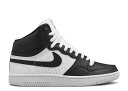 【 NIKE UNDERCOVER GYAKUSOU X NIKELAB COURT FORCE HIGH 039 BLACK WHITE 039 / BLACK WHITE BLACK 】 アンダーカバー コート ハイ 黒色 ブラック 白色 ホワイト スニーカー メンズ ナイキ