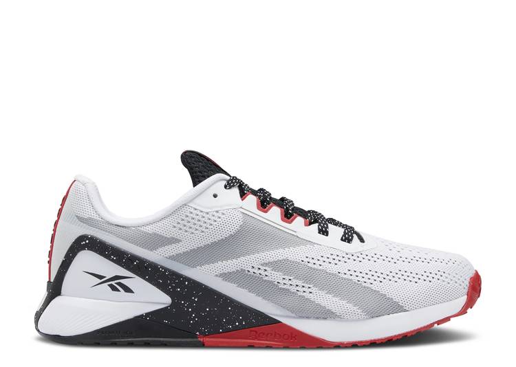 【 REEBOK NANO X1 'WHITE BLACK VECTOR RED' / FOOTWEAR WHITE CORE BLACK 】 リーボック ナノ 黒色 ブラック 白色 ホワイト コア スニーカー メンズ