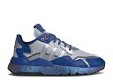 y ADIDAS WMNS NITE JOGGER 'SILVER METALLIC ROYAL BLUE' / ROYAL BLUE SILVER METALLIC CORE z AfB_X WK[pc F u[ F Vo[ RA Xj[J[ fB[X