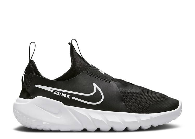  NIKE FLEX RUNNER 2 GS 'BLACK WHITE' / BLACK PHOTO BLUE UNIVERSITY GO...