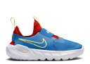 【 NIKE FLEX RUNNER 2 PS 'PHOTO BLUE UNIVERSITY RED' / PHOTO BLUE UNIVERSITY RED 】 青色 ブルー 赤 レッド ジュニア キッズ ベビー マタニティ スニーカー ナイキ(4)