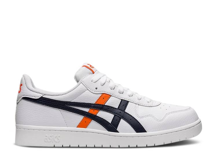 【 ASICS JAPAN S 'WHITE MARIGOLD ORANGE' / WHITE MARIGOLD ORANGE 】 白色 ホワイト 橙 オレンジ スニーカー メンズ アシックス