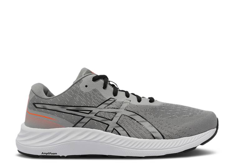 【 ASICS GEL EXCITE 9 4E EXTRA WIDE 'OYSTER GREY' / OYSTER GREY BLACK 】 灰色 グレー 黒色 ブラック スニーカー メンズ アシックス