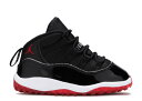 【 AIR JORDAN JORDAN 11 RETRO TD 'BRED' 2019 / BLACK TRUE RED WHITE 】 ナイキ 黒色 ブラック 赤 レッド 白色 ホワイト エアジョーダン ベビー