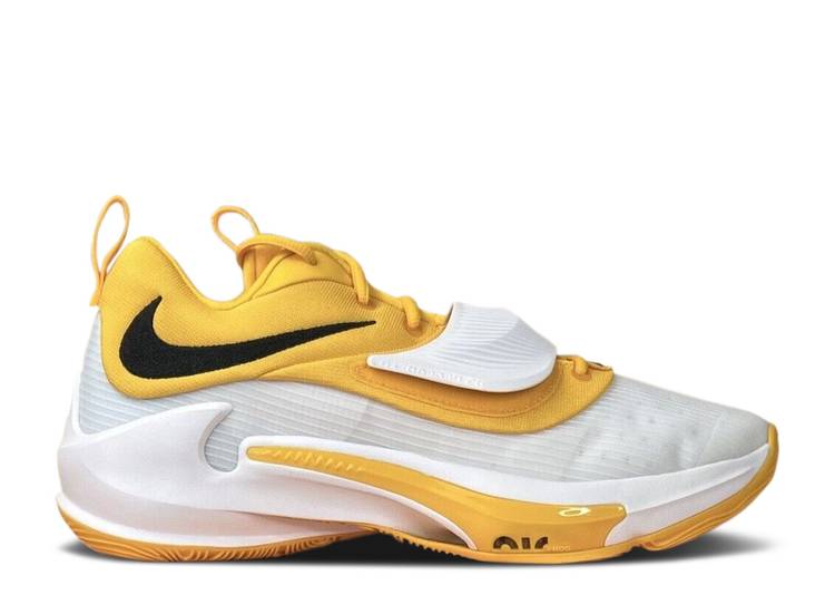 【 NIKE ZOOM FREAK 3 TB 'UNIVERSITY GOLD' / UNIVERSITY GOLD BLACK 】 ズーム ゴールド 黒色 ブラック ズームフリーク スニーカー メンズ ナイキ
