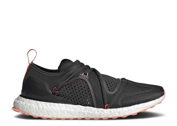 【 ADIDAS STELLA MCCARTNEY X WMNS ULTRABOOST T.S. 'BLACK SOLAR ORANGE' / UTILITY BLACK GRANITE SOLAR 】 アディダス 黒色 ブラック スニーカー レディース