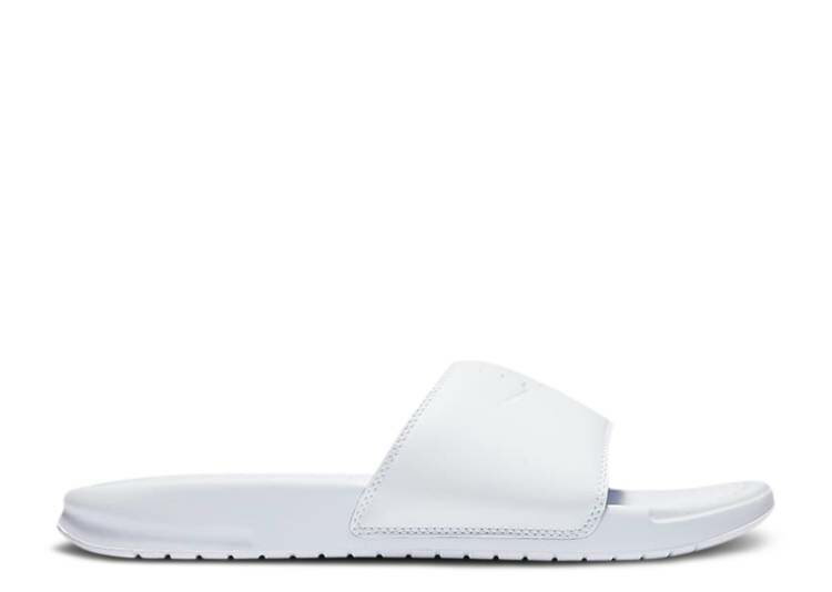 【 NIKE WMNS BENASSI JDI SLIDE 'TRIPLE WHITE' / WHITE WHITE WHITE 】 ベナッシ サンダル 白色 ホワイト スニーカー レディース ナイキ