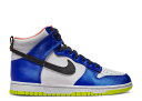 【 NIKE WMNS DUNK HIGH 039 BLUE SATIN 039 / WHITE RACER BLUE ATOMIC GREEN 】 ダンク ハイ 白色 ホワイト 青色 ブルー 緑 グリーン ダンクハイ スニーカー レディース ナイキ