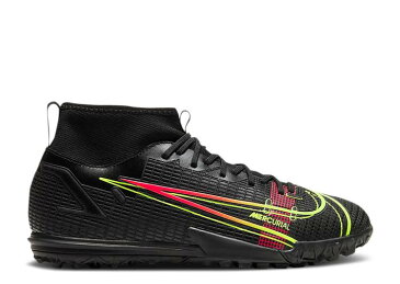 ナイキ NIKE アカデミー 黒色 ブラック 'BLACK CYBER' ジュニア キッズ 【 NIKE MERCURIAL SUPERFLY 8 ACADEMY TF GS BLACK OFF NOIR CYBER 】