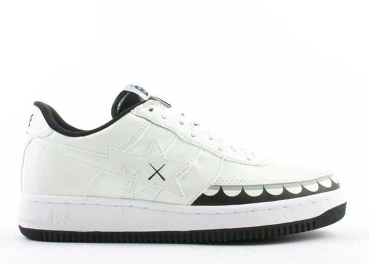 メンズ靴, スニーカー  BAPE CHOMPERS WHITE BAPE KAWS X BAPESTA FS029 LOW WHITE 