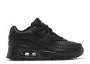 【 NIKE AIR MAX 90 PS 'TRIPLE BLACK' 2020 / BLACK BLACK WHITE BLACK 】 マックス 黒色 ブラック 白色 ホワイト エアマックス ジュニア キッズ ベビー マタニティ スニーカー ナイキ(4)