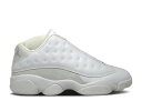 y AIR JORDAN AIR JORDAN 13 RETRO LOW PS 'ALL WHITE' / WHITE METALLIC SILVER MIDNIGHT z iCL T[eB[ F zCg F Vo[ GAW[_ WjA LbY xr[ }^jeB Xj[J[