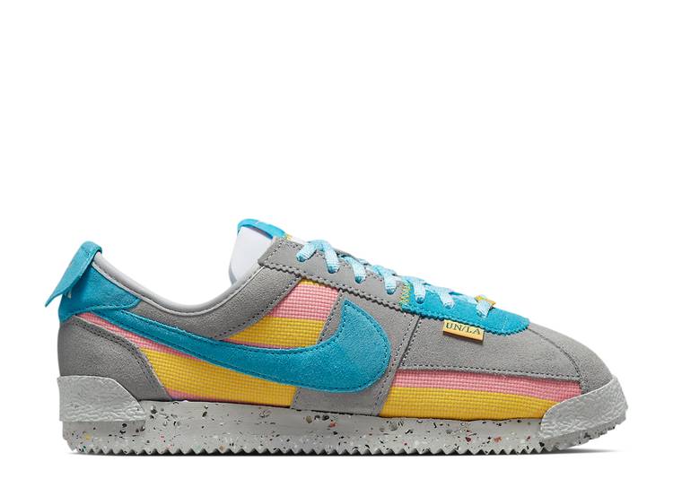 ナイキ NIKE ユニオン ロサンゼルス コルテッツ 灰色 グレー 青色 ブルー 'SMOKE GREY' スニーカー メンズ 【 NIKE UNION LA X CORTEZ SP LIGHT SMOKE GREY CORAL CHALK VARSITY MAIZE BLUE FURY 】