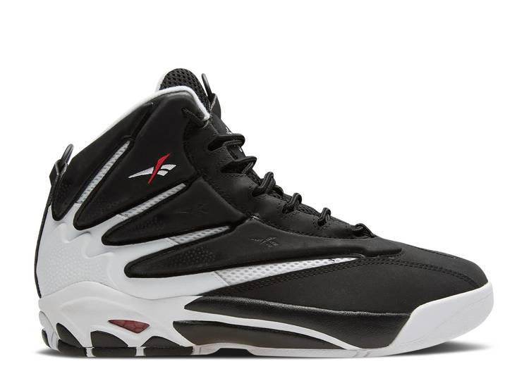 【 REEBOK THE BLAST 'BLACK WHITE' / BLACK WHITE EXCELLENT RED 】 リーボック ブラスト 黒色 ブラック 白色 ホワイト 赤 レッド スニーカー メンズ