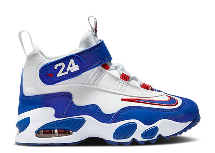 【 NIKE AIR GRIFFEY MAX 1 PS 'USA' / WHITE GYM RED OLD ROYAL 】 グリフィー マックス 白色 ホワイト 赤 レッド ジュニア キッズ ベビー マタニティ スニーカー ナイキ