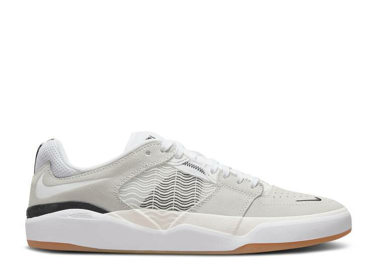 【 NIKE ISHOD WAIR SB 'WHITE GUM' / SUMMIT WHITE SUMMIT WHITE BLACK 】 エスビー 白色 ホワイト 黒色 ブラック スニーカー メンズ ナイキ