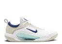 【 NIKE NIKECOURT ZOOM NXT 'WHITE DEEP ROYAL BLUE' / WHITE LIGHT BONE DYNAMIC 】 コ...