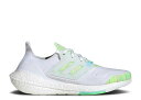 【 ADIDAS ULTRABOOST 22 'WHITE BLISS BLUE' / CLOUD WHITE CLOUD WHITE BLISS BLUE 】 アディダス 白色 ホワイト 青色 ブルー スニーカー メンズ