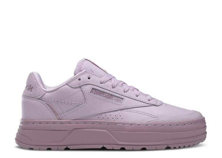 【 REEBOK WMNS CLUB C DOUBLE GEO 'SHELL PURPLE' / SHELL PURPLE SHELL PURPLE 】 リーボック クラブ シェル 紫 パープル スニーカー レディース