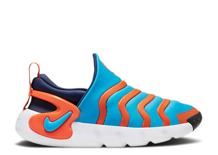 楽天スニケス【 NIKE DYNAMO GO PS 'LASER BLUE SAFETY ORANGE' / LASER BLUE MIDNIGHT NAVY WHITE 】 ダイナモ 青色 ブルー レーザー 紺色 ネイビー 白色 ホワイト ジュニア キッズ ベビー マタニティ スニーカー ナイキ