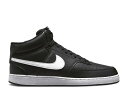 【 NIKE COURT VISION MID NEXT NATURE 'BLACK WHITE' / BLACK BLACK WHITE 】 コート ミッド ...