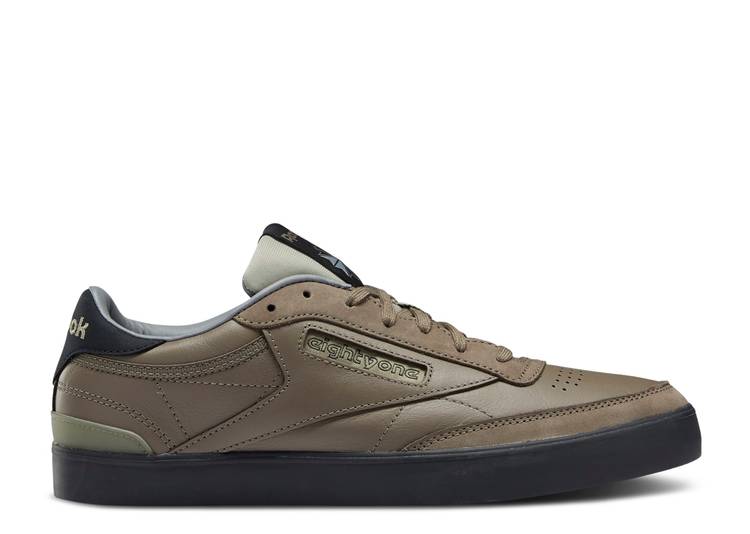 【 REEBOK CLUB C FVS 'EIGHTYONE - TREK GREY' / TREK GREY CORE BLACK KHAKI 】 リーボック クラブ 灰色 グレー コア 黒色 ブラック カーキ スニーカー メンズ