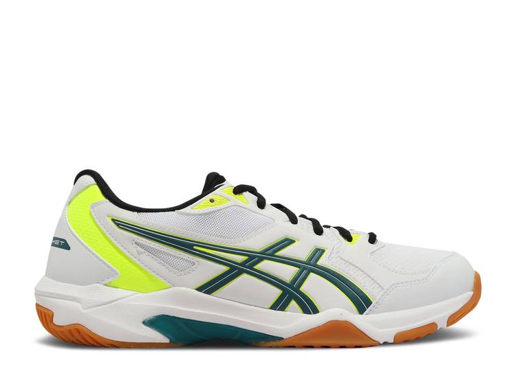 【 ASICS GEL ROCKET 10 'WHITE VELVET PINE' / WHITE VELVET PINE 】 白色 ホワイト スニーカー メンズ アシックス