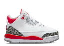 y AIR JORDAN AIR JORDAN 3 RETRO TD 'FIRE RED' 2022 / WHITE FIRE RED CEMENT GREY z iCL F zCg t@CA  bh DF Vg O[ GAW[_ xr[