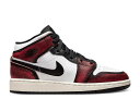 【 AIR JORDAN JORDAN 1 MID SE GS 'WEAR-AWAY' / BLACK WHITE SAIL INFRARED 23 】 ナイキ...