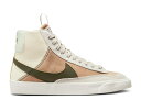 【 NIKE BLAZER MID '77 SE GS 'DANCE - SANDDRIFT' / SANDDRIFT LIGHT SILVER PHANTOM 】 ブレイザー ミッド 銀色 シルバー ジュニア キッズ ベビー マタニティ スニーカー ナイキ(4)