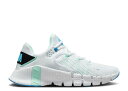 【 NIKE WMNS FREE METCON 4 'WHITE MINT FOAM' / WHITE MINT FOAM UNIVERSITY BLUE 】 フリー 白色 ホワイト 青色 ブルー スニーカー レディース ナイキ