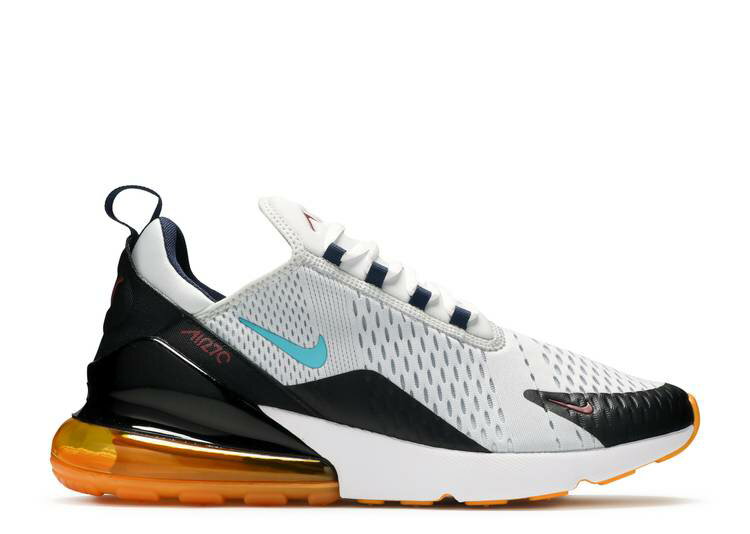【 NIKE AIR MAX 270 'ORACLE AQUA' / PURE PLATINUM BLACK TEAM RED 】 マックス ピュア プラチナム 黒色 ブラック チーム 赤 レッド エアマックス スニーカー メンズ ナイキ