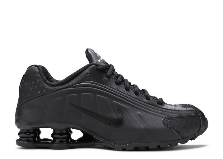 楽天スニケス【 NIKE SHOX R4 GS 'TRIPLE BLACK' / BLACK BLACK WHITE BLACK 】 ショックス 黒色 ブラック 白色 ホワイト ジュニア キッズ ベビー マタニティ スニーカー ナイキ