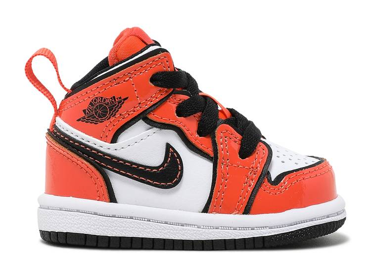  AIR JORDAN JORDAN 1 MID SE TD 'TURF ORANGE' / TURF ORANGE BLACK WHITE  ʥ ߥå     ֥å  ۥ磻 硼 ٥ӡ