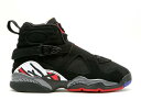 【 AIR JORDAN AIR JORDAN 8 RETRO GS 'PLAYOFF' 2013 / BLACK VARSITY RED WHITE BRIGHT 】 ナイキ 黒色 ブラック 赤 レッド 白色 ホワイト エアジョーダン ジュニア キッズ ベビー マタニティ スニーカー