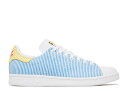 【 ADIDAS STAN SMITH 'PRIDE' / CLOUD WHITE SHOCK PINK RAY BLUE 】 アディダス 白色 ホワイト ショック ピンク 青色 ブルー スタンスミス スニーカー メンズ