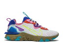 【 NIKE WMNS REACT VISION 'LEMON VENOM' / PHOTON DUST LEMON VENOM HYPER BLUE 】 リアクト 青色 ブルー スニーカー レディース ナイキ