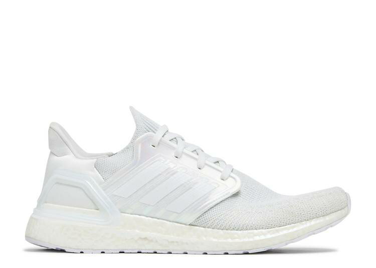 y ADIDAS ULTRABOOST 20 'WHITE IRIDESCENT' / CLOUD WHITE CLOUD WHITE CORE z AfB_X F zCg RA Xj[J[ Y