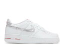 【 NIKE AIR FORCE 1 LOW GS 'WHITE UNIVERSITY RED' / WHITE BLACK UNIVERSITY RED 】 白色 ホワイト 黒色 ブラック 赤 レッド エアフォース ジュニア キッズ ベビー マタニティ スニーカー ナイキ