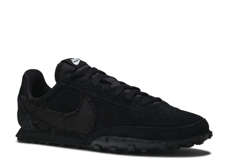 ナイキ NIKE ワッフル 黒色 ブラック 白色 ホワイト GARçONS 'BLACK' スニーカー メンズ 【 NIKE COMME DES X WAFFLE RACER BLACK WHITE 】