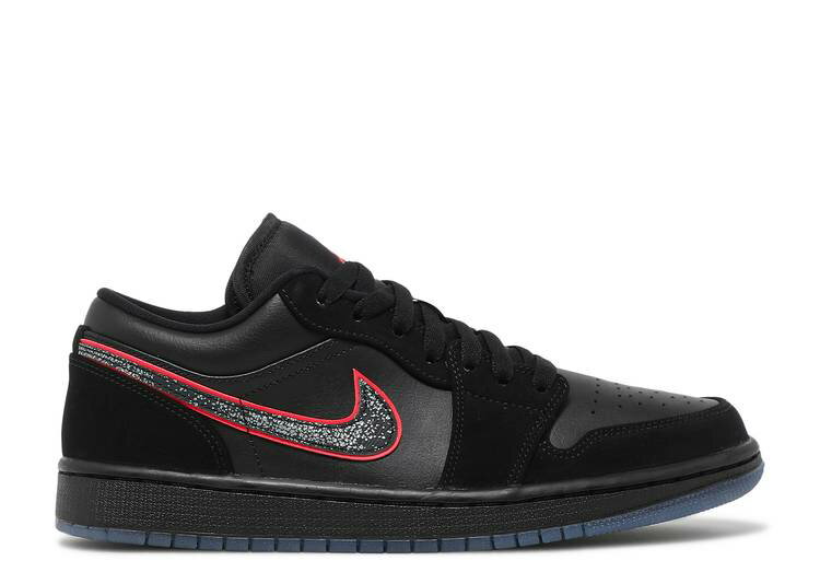 y AIR JORDAN AIR JORDAN 1 LOW 'RED ORBIT' / BLACK BLACK RED ORBIT z iCL F ubN  bh GAW[_ Xj[J[ Y