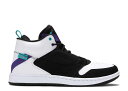 【 AIR JORDAN JORDAN FADEAWAY 'BLACK WHITE' / BLACK WHITE COURT PURPLE TURBO 】 ナイ...