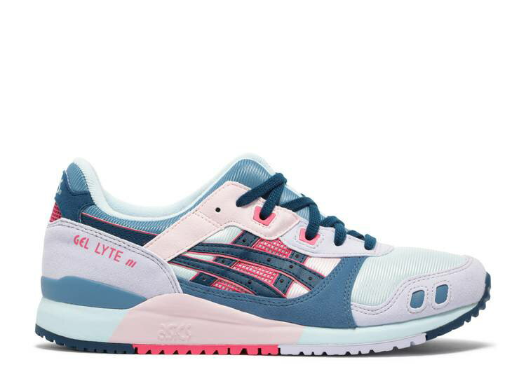 【 ASICS GEL LYTE 3 OG 'BACK STREETS OF JAPAN - AQUA' / AQUA ANGEL MAKO BLUE 】 アクア 青色 ブルー スニーカー メンズ アシックス