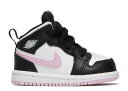 y AIR JORDAN AIR JORDAN 1 MID TD 'WHITE LIGHT ARCTIC PINK' / WHITE LIGHT ARCTIC PINK BLACK z iCL ~bh F zCg sN F ubN GAW[_ xr[